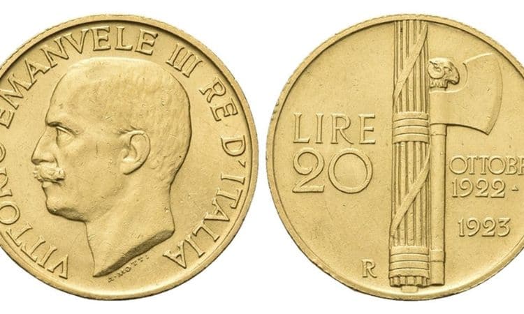 Moneta rara 20 lire