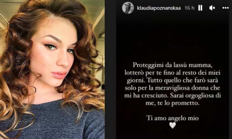 Uomini e Donne lutto Klaudia 