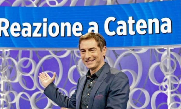 Marco Liorni battuta Reazione a Catena