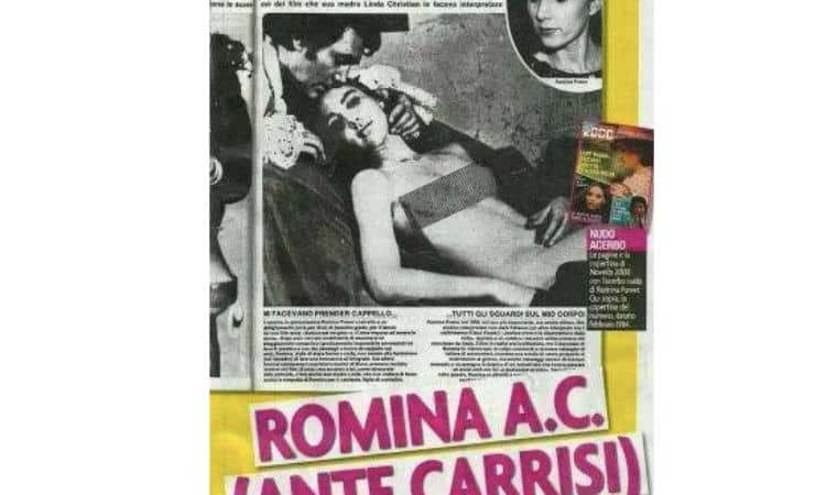 Romina Power senza veli