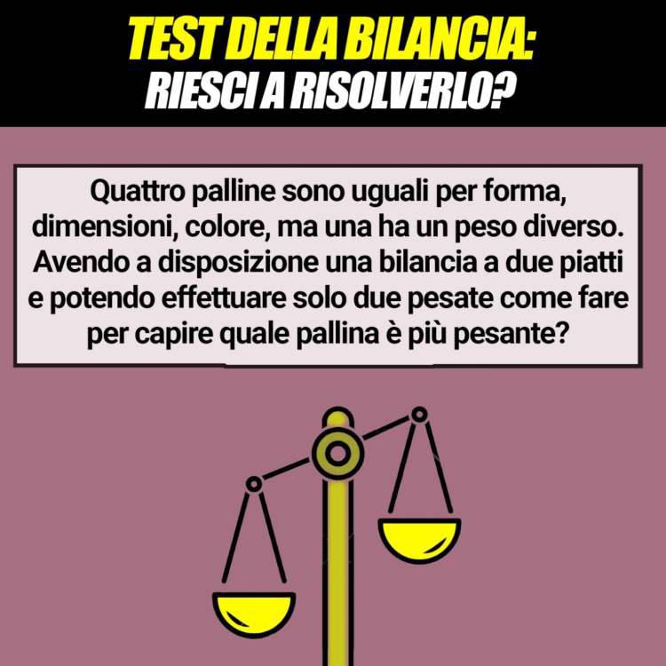 Test della bilancia (Aforismi)