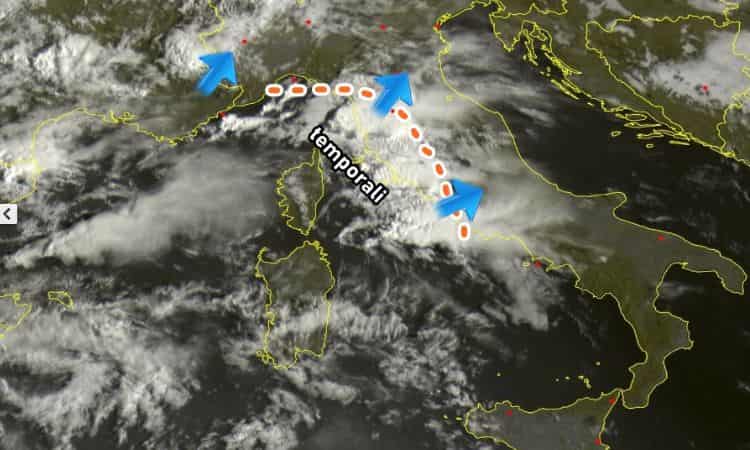 Meteo ottobre freddo piogge