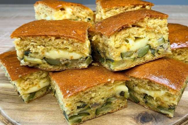 Torta salata con zucchine e formaggio: veloce e buonissima