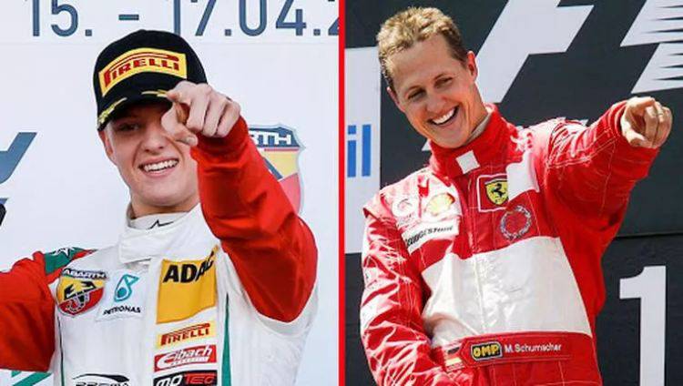 Michael Schumacher e Mick Schumacher (Fanatik)