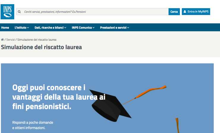 sito dell’INPS vi è una sezione chiamata “Portale riscatti-ricongiunzioni”.2022-12-06