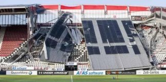 stadio crollato