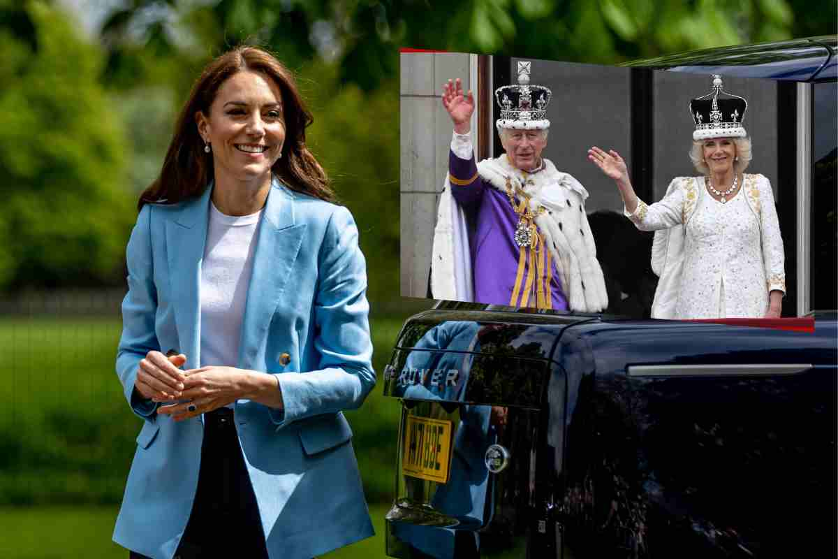 Kate Middleton smacco a Carlo e Camilla