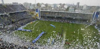 Gli spalti dela Bombonera di Buenos Aires, Ansa