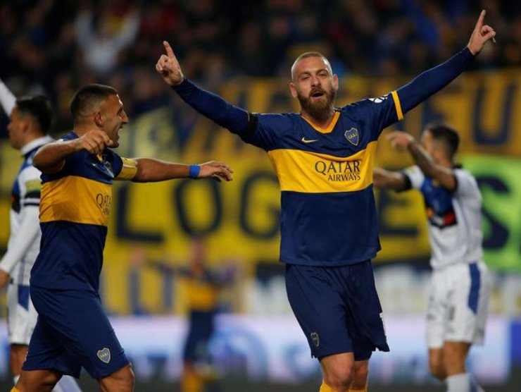 Daniele De Rossi con la maglia del Boca Juniors, Ansa