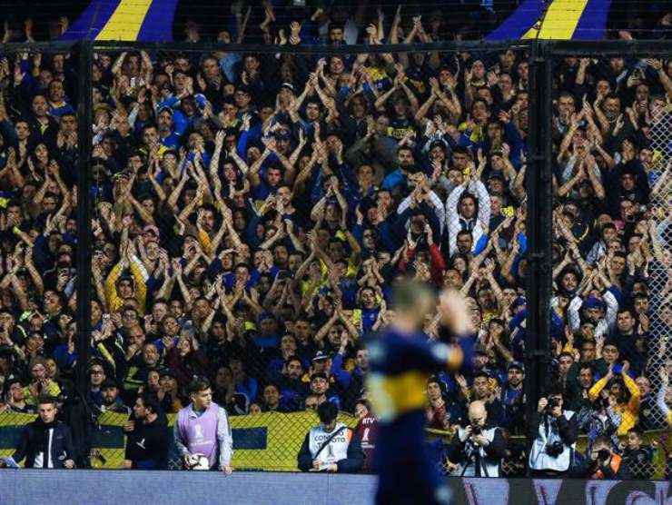 I tifosi del Boca Juniors sugli spalti della Bombonera, Ansa Gormatonews 23/05/2023