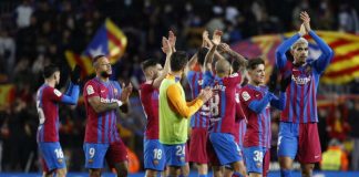 Foto di squadra Barcellona (Ansa) Profilo Instagram FC-Barcelona