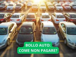 come non pagare il bollo auto