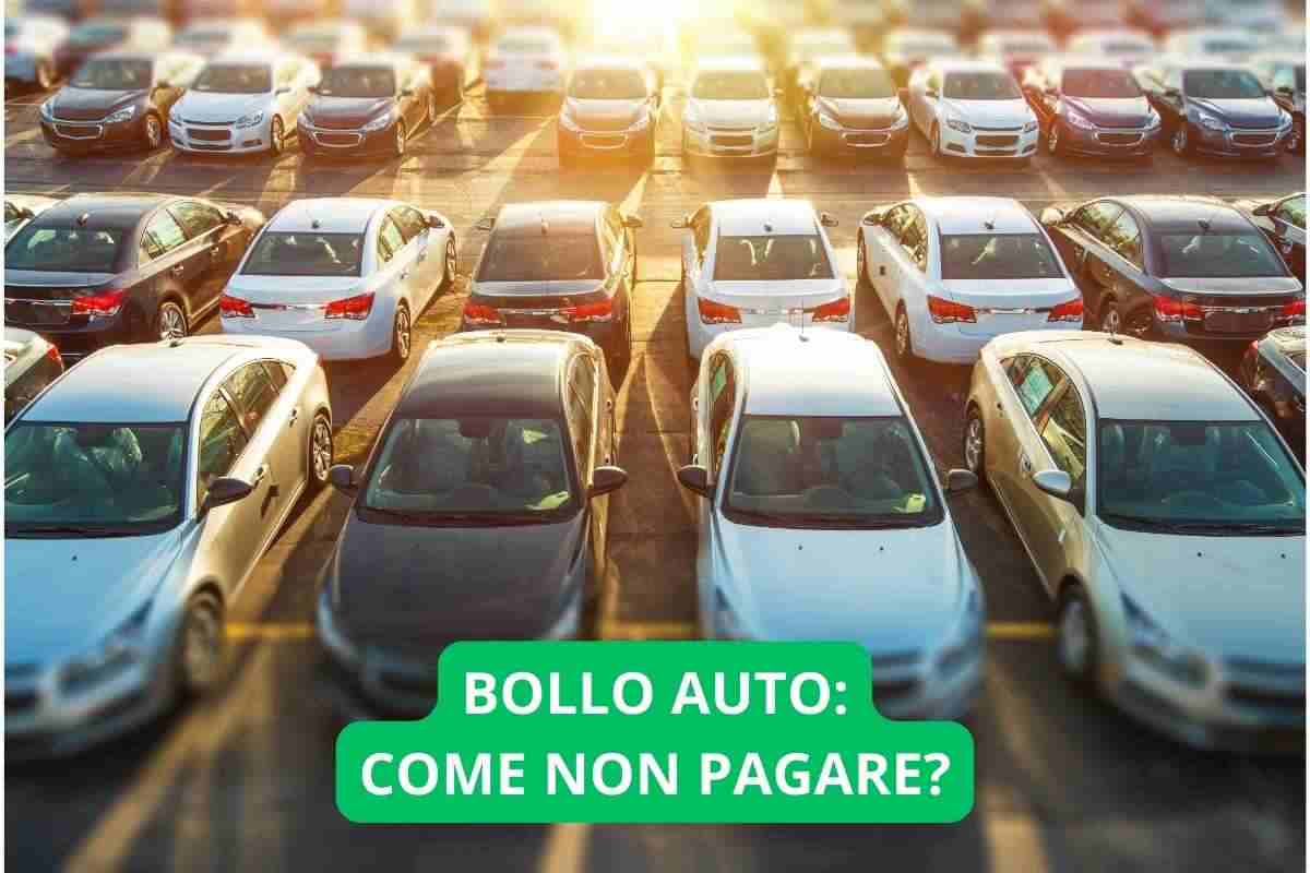 come non pagare il bollo auto