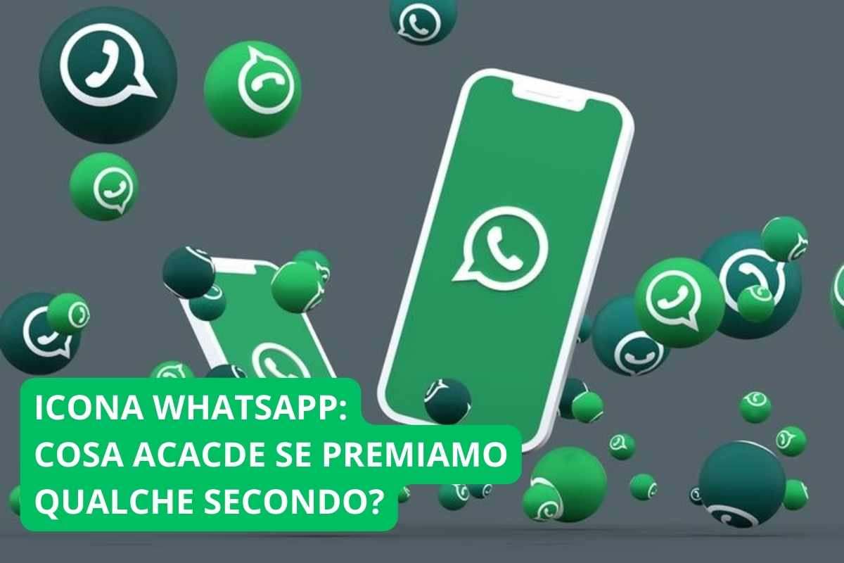 icona premuta di whatsapp