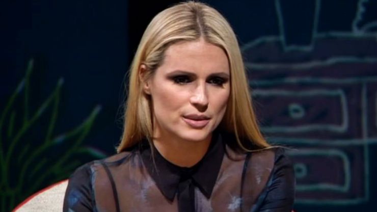 michelle hunziker triste