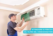 pulire sempre il filtro del condizionatore
