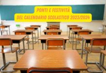 ponti festività scuola 2023/2024