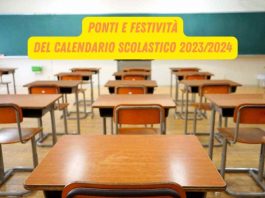 ponti festività scuola 2023/2024