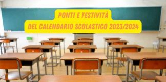 ponti festività scuola 2023/2024