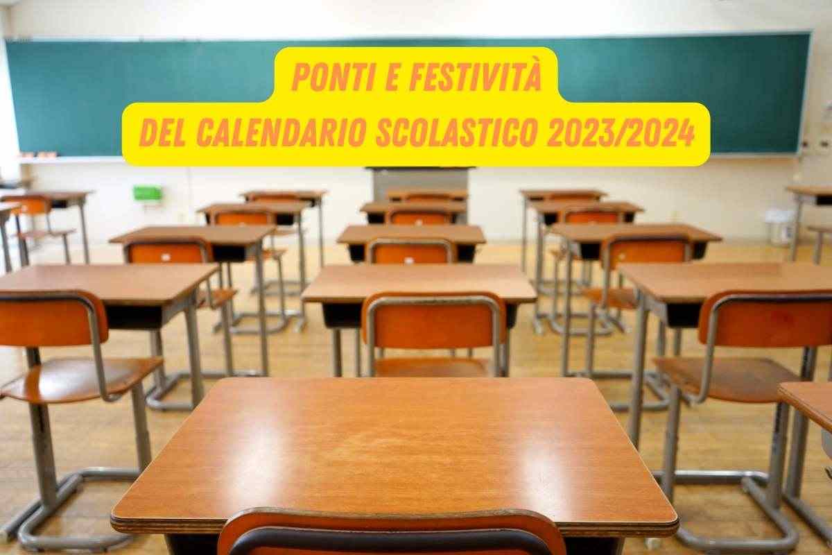 ponti festività scuola 2023/2024