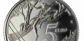 Moneta da 5 euro dedicata a Calvino, errore di conio