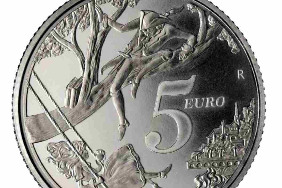 Moneta da 5 euro dedicata a Calvino, errore di conio