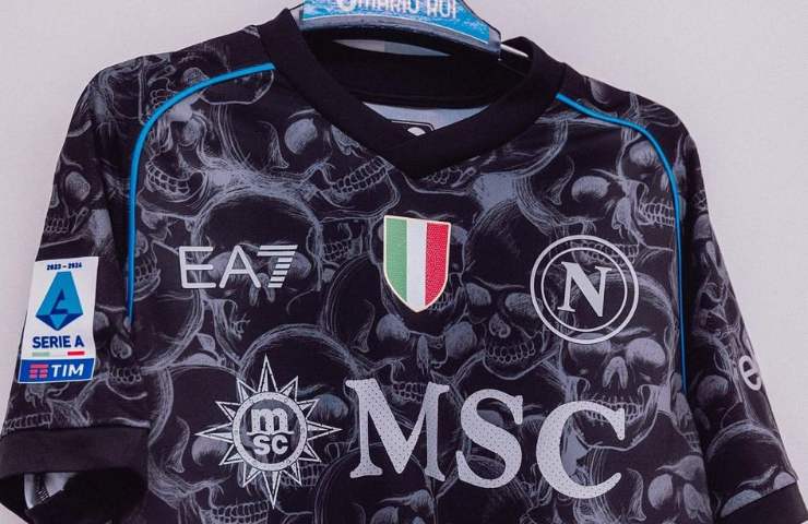 nuova maglia del Napoli