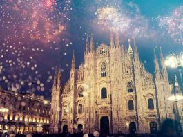Milano fuochi d'artificio