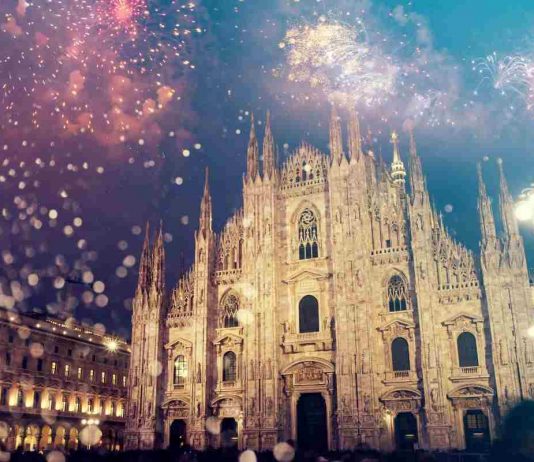 Milano fuochi d'artificio