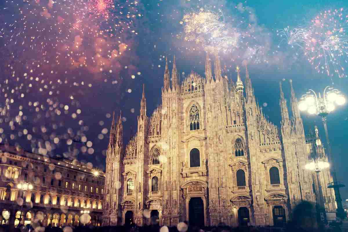 Milano fuochi d'artificio