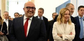 Sangiuliano e Meloni alla Gnam di Roma per la mostra su Tolkien