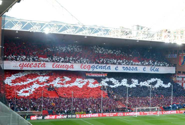 La curva del Genoa