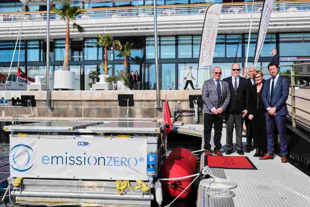 Yacht club de monaco pontile ecosostenibile