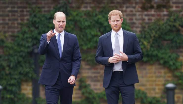 William e Harry distanti