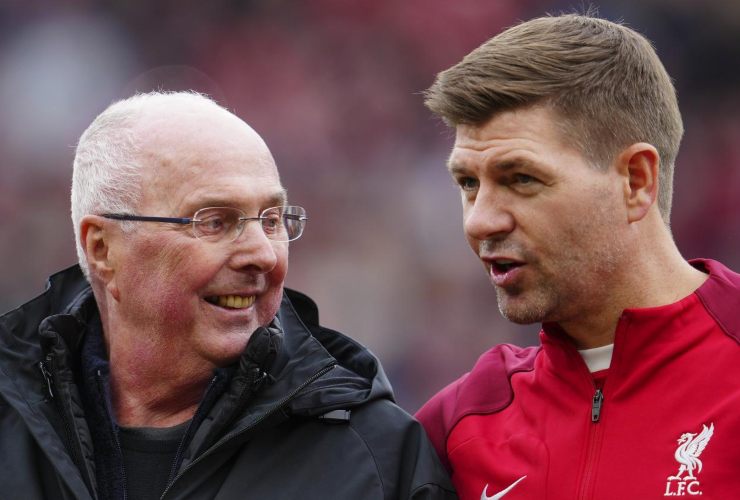 Sven Goran Eriksson Steven Gerrard 