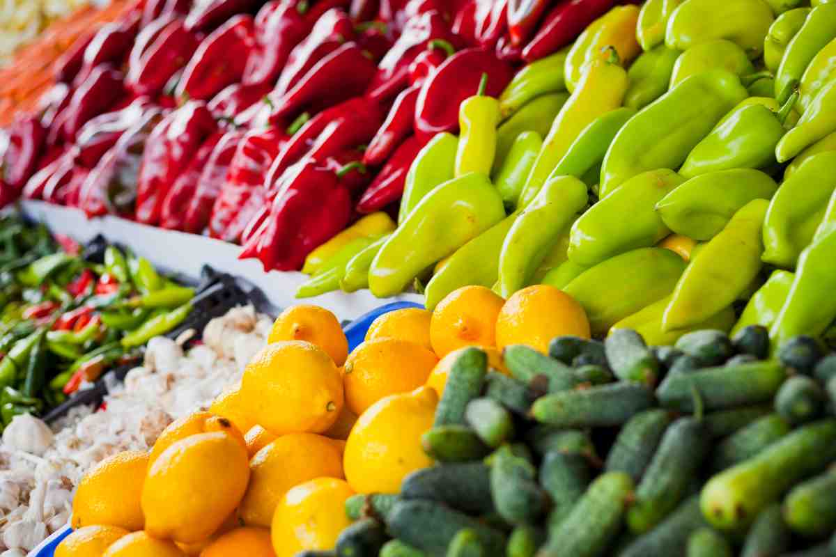 Frutta e verdura supermercato