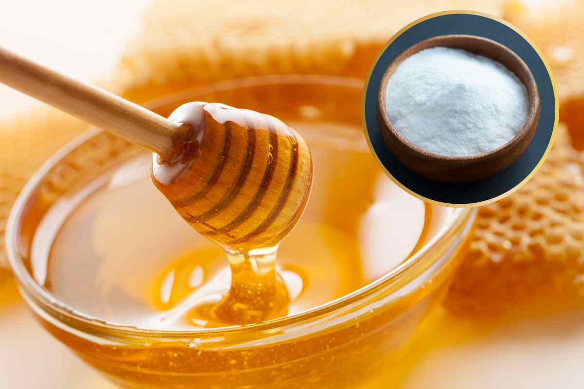 Mix miele e bicarbonato