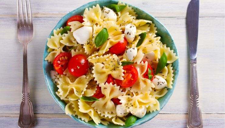 ingredienti della pasta caprese