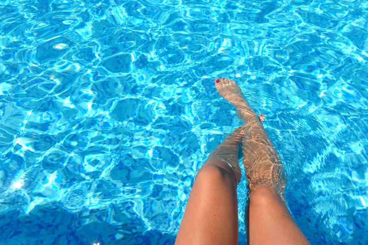 Gambe in acqua