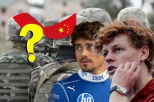 Esercito, Leclerc e Sinner, bandiera cinese e interrogativo