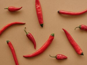 Diverse tipologie di peperoncino